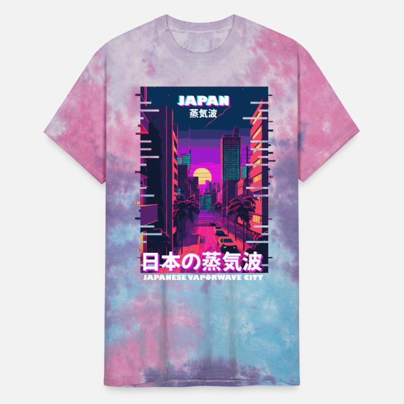 Tokyo City Pop Japan Vaporwave Cyber Glitch Art Ci