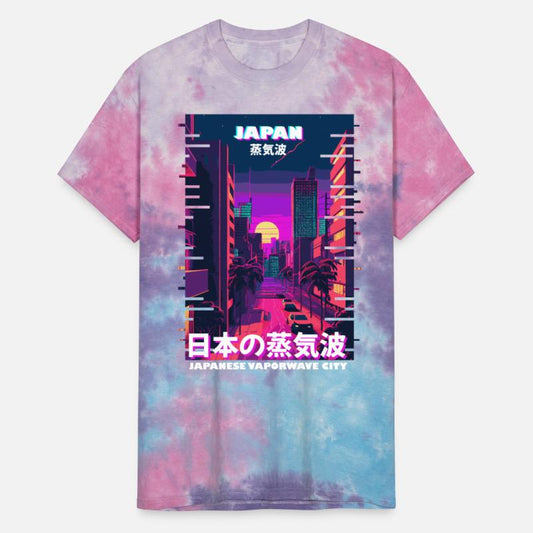 Tokyo City Pop Japan Vaporwave Cyber Glitch Art Ci
