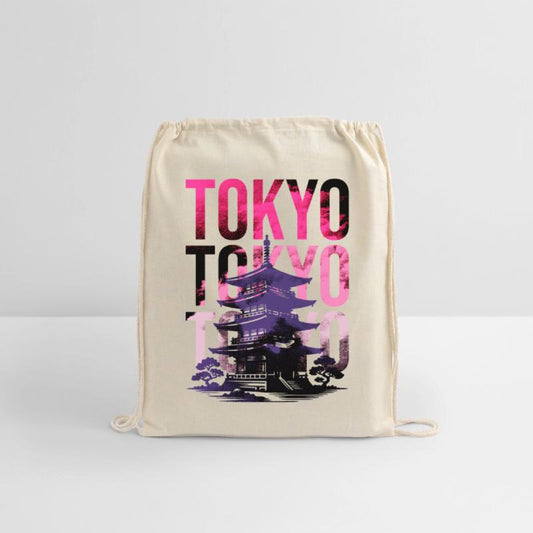 TOKYO Japanese Temple Silhouette Stencil Cityscape