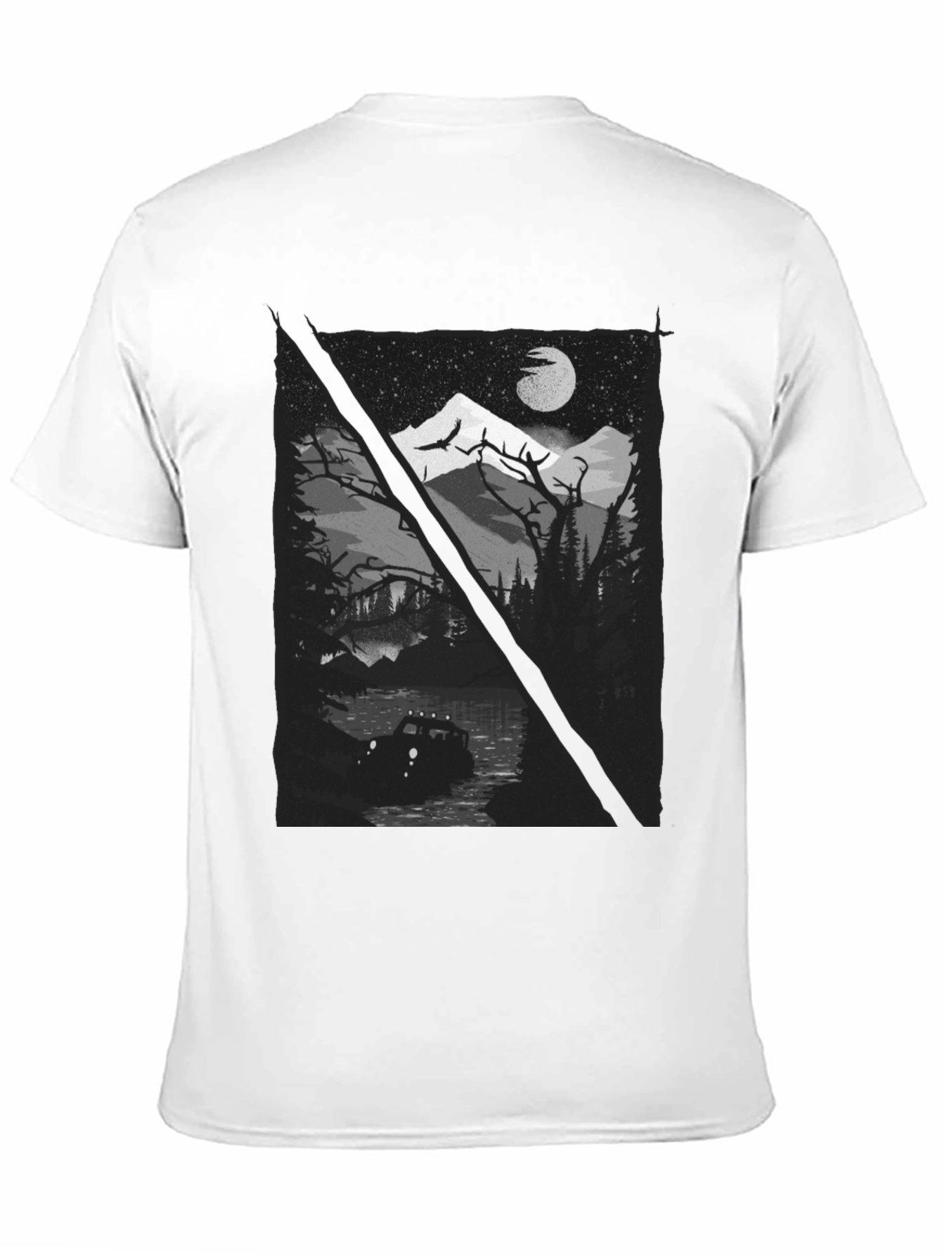 Off-Road Adventure Graphic Tee - Black