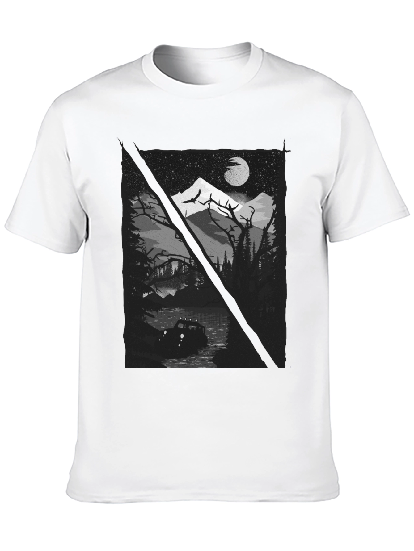 Off-Road Adventure Graphic Tee - Black