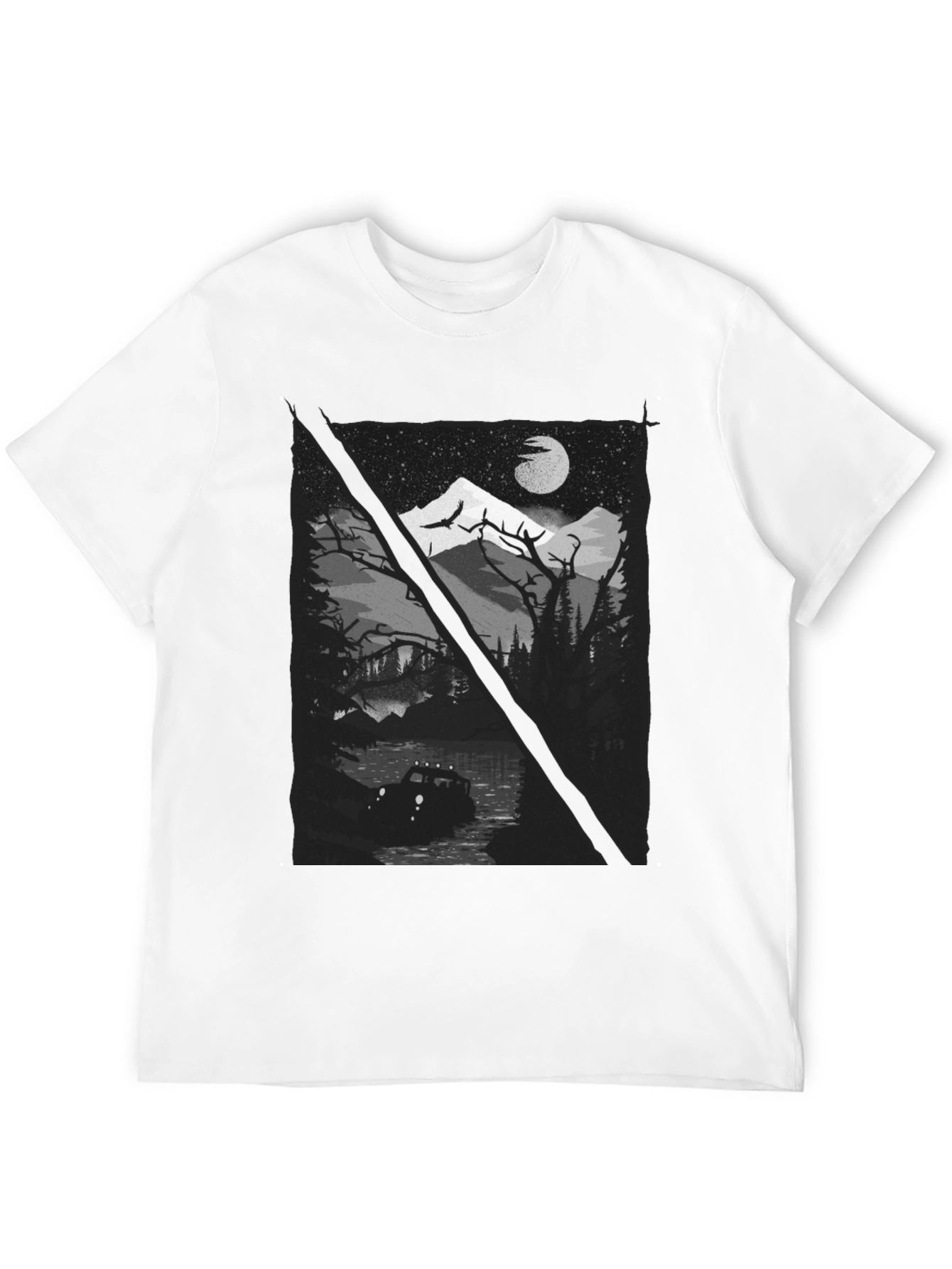 Off-Road Adventure Graphic Tee - Black