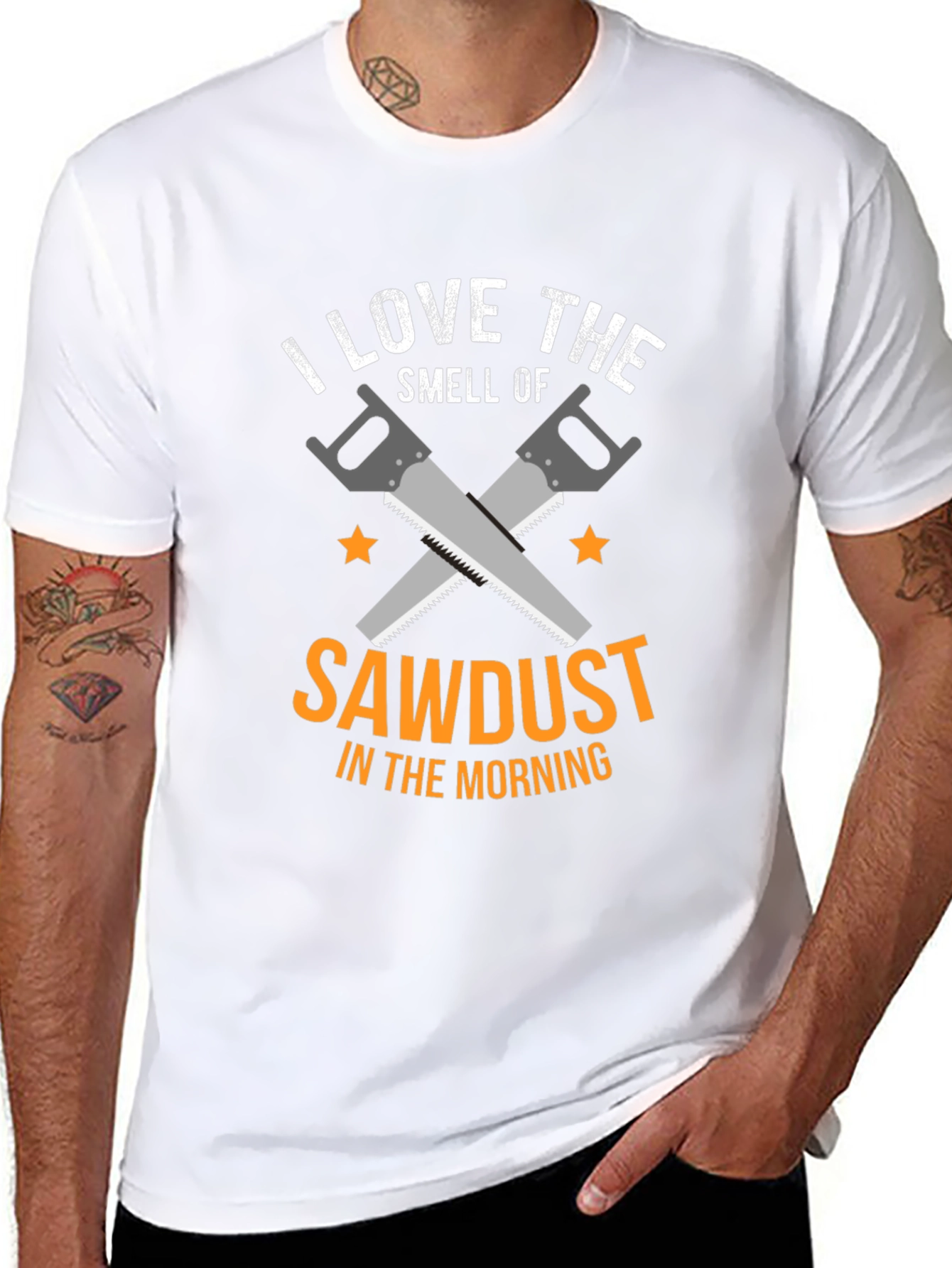 I Love Sawdust T-Shirt - Carpenter Gift
