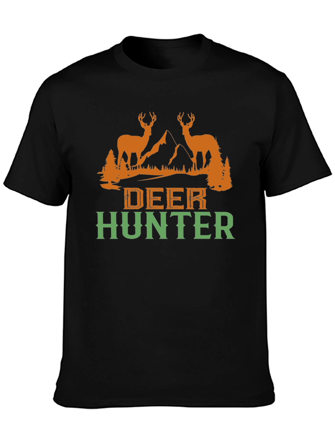 Deer Hunter Graphic Tee - Hunting Outdoors T-Shirt