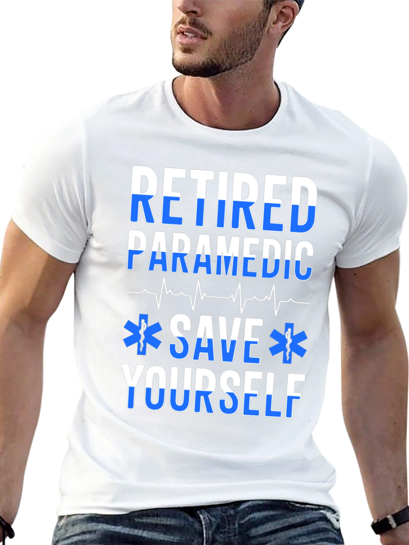 Retired Paramedic Save Yourself T-Shirt