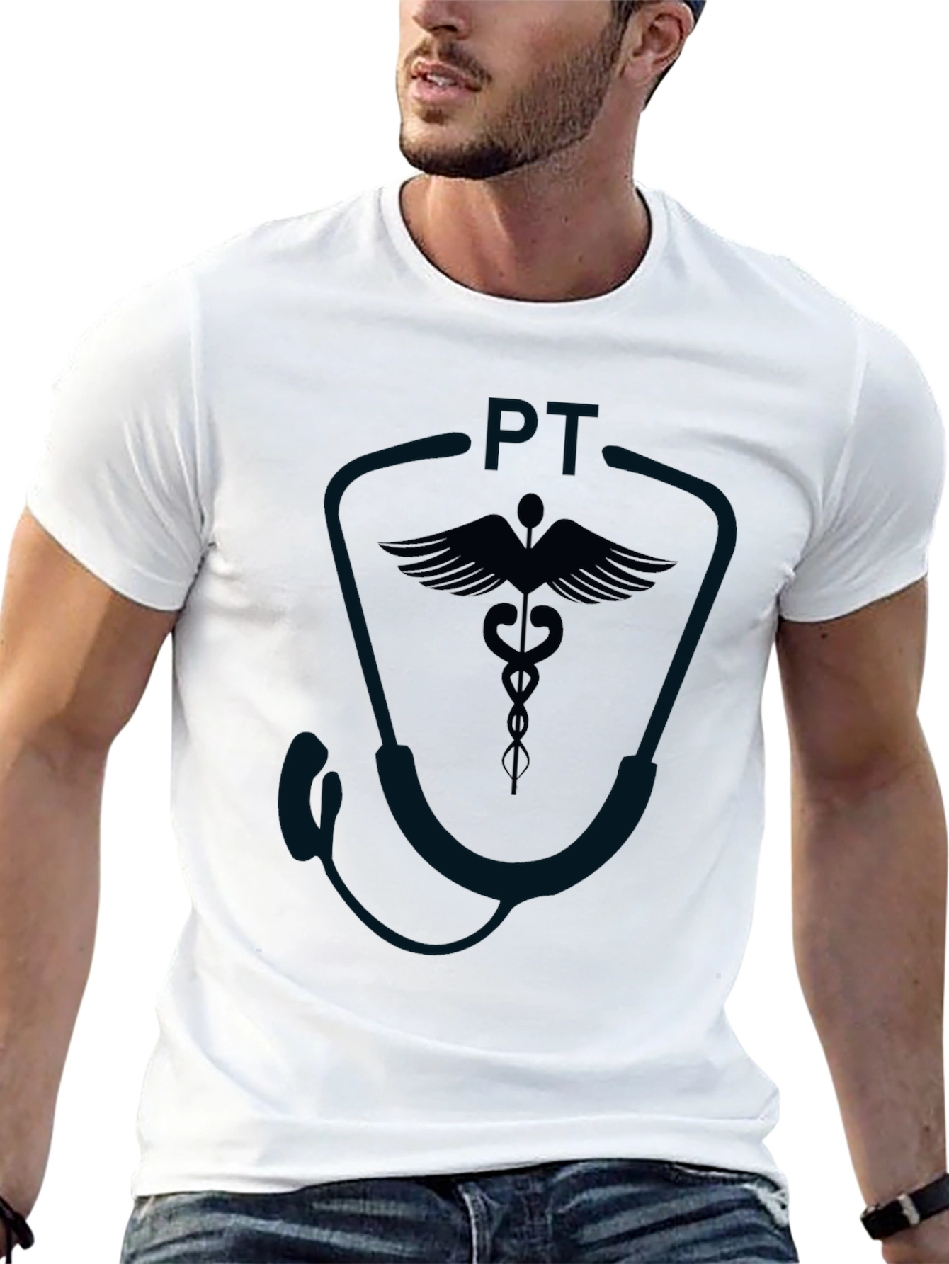 PT Physical Therapy Stethoscope T-Shirt
