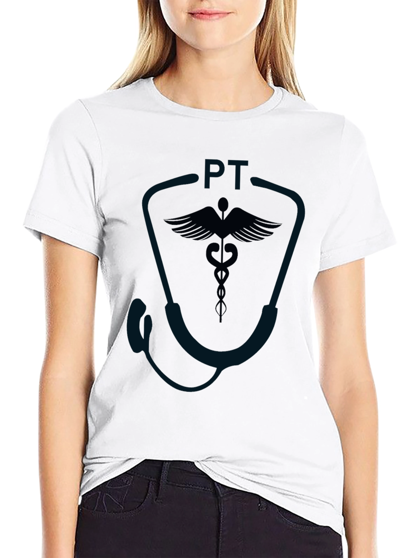 PT Physical Therapy Stethoscope T-Shirt