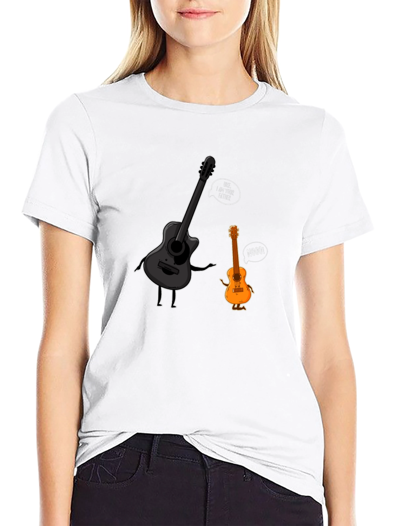 Guitar Father T-Shirt - Musical Star Wars Parody Tee