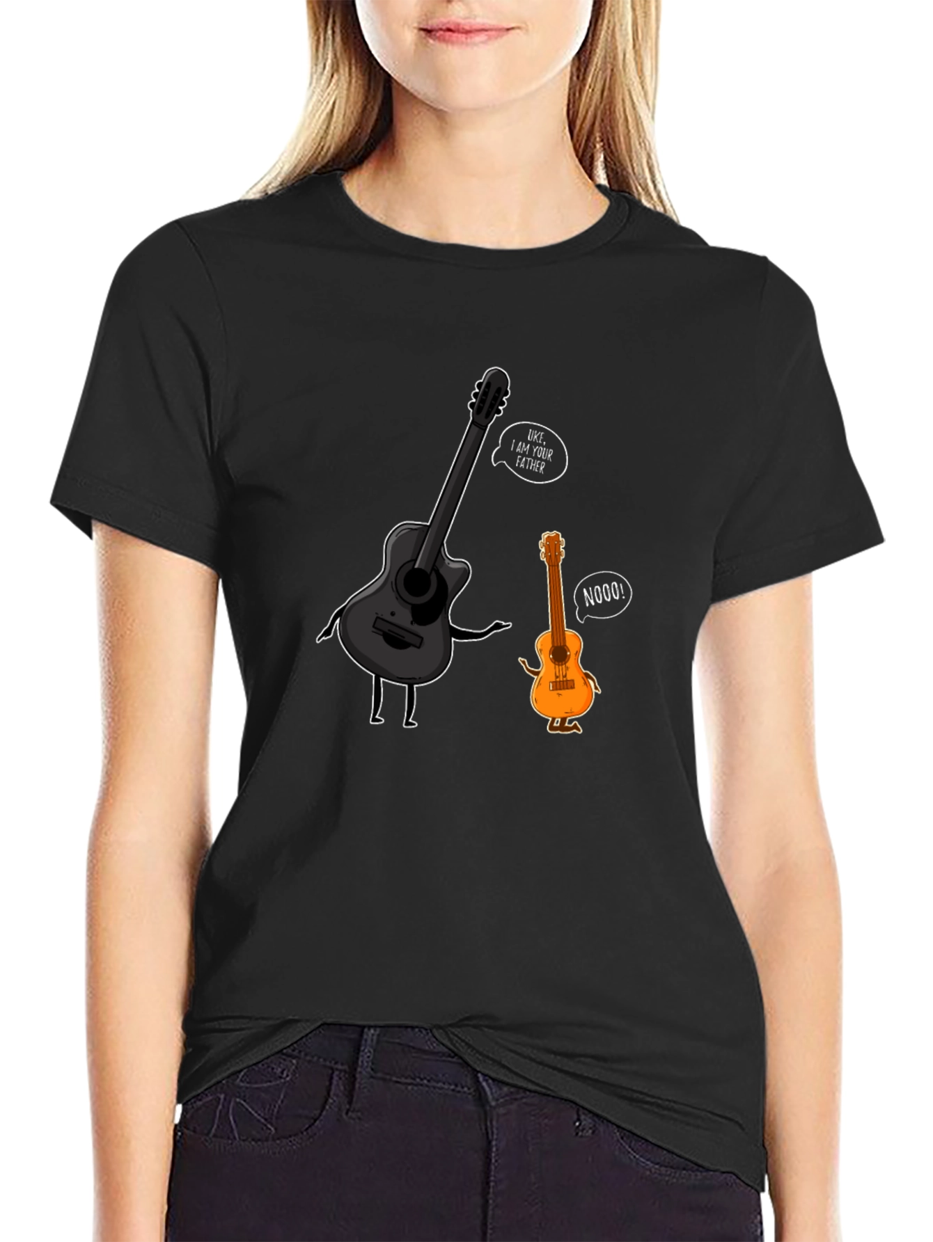 Guitar Father T-Shirt - Musical Star Wars Parody Tee