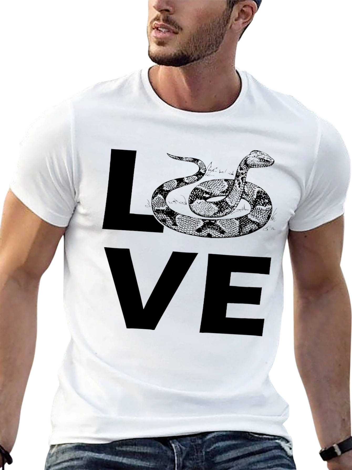 Love Snake Tee - Unique Graphic T-Shirt