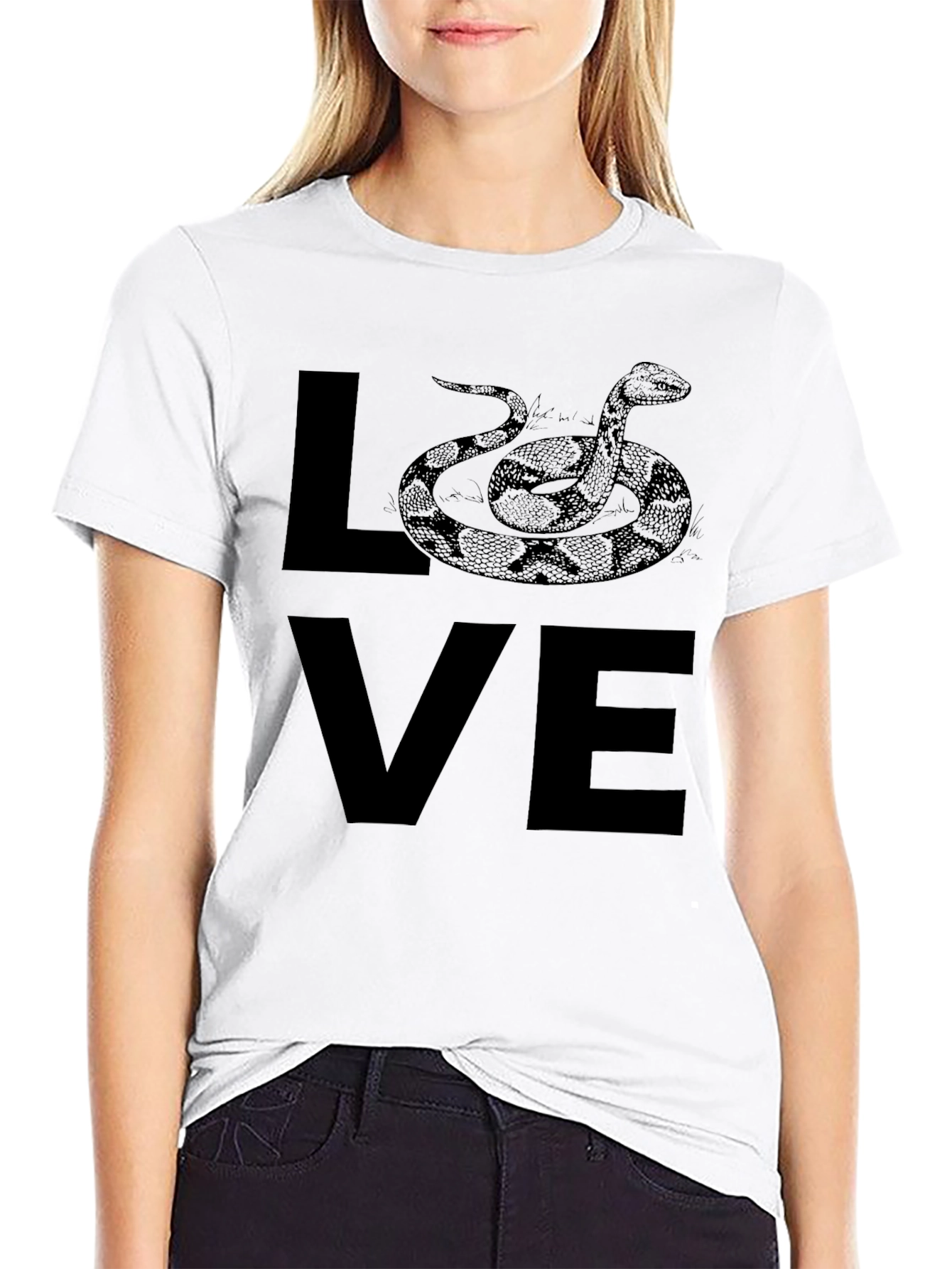 Love Snake Tee - Unique Graphic T-Shirt