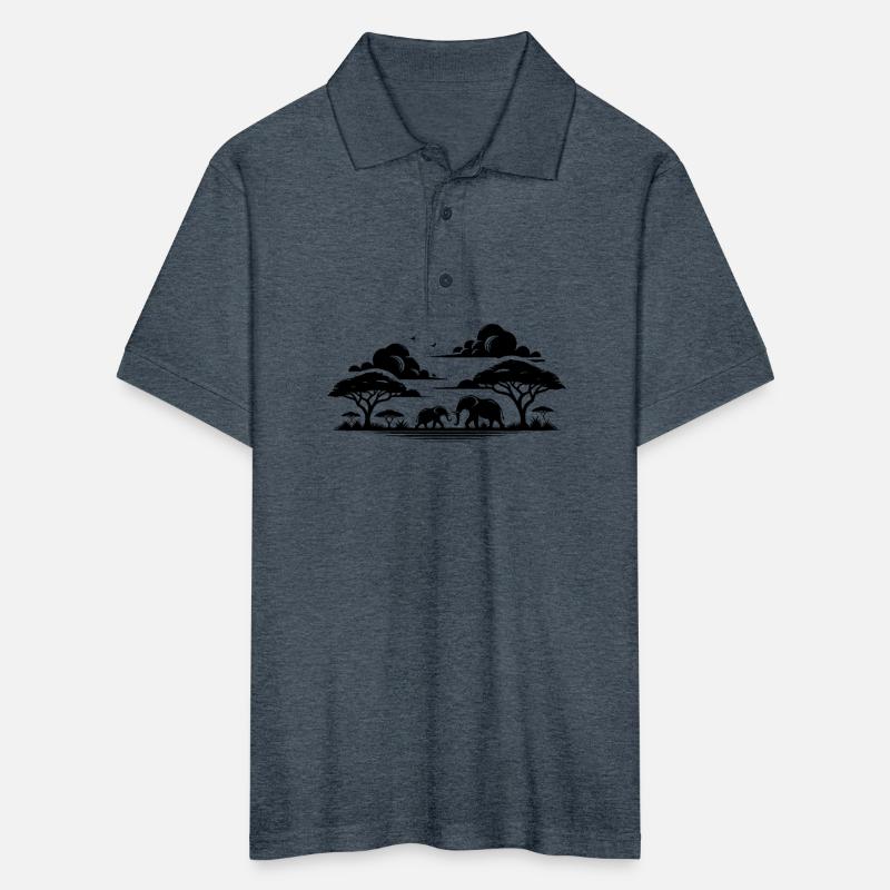 Tranquil Savannah Scene With Elephants