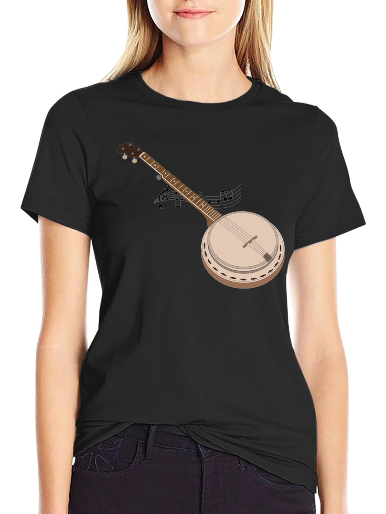 Banjo Graphic T-Shirt - Music Lover Tee
