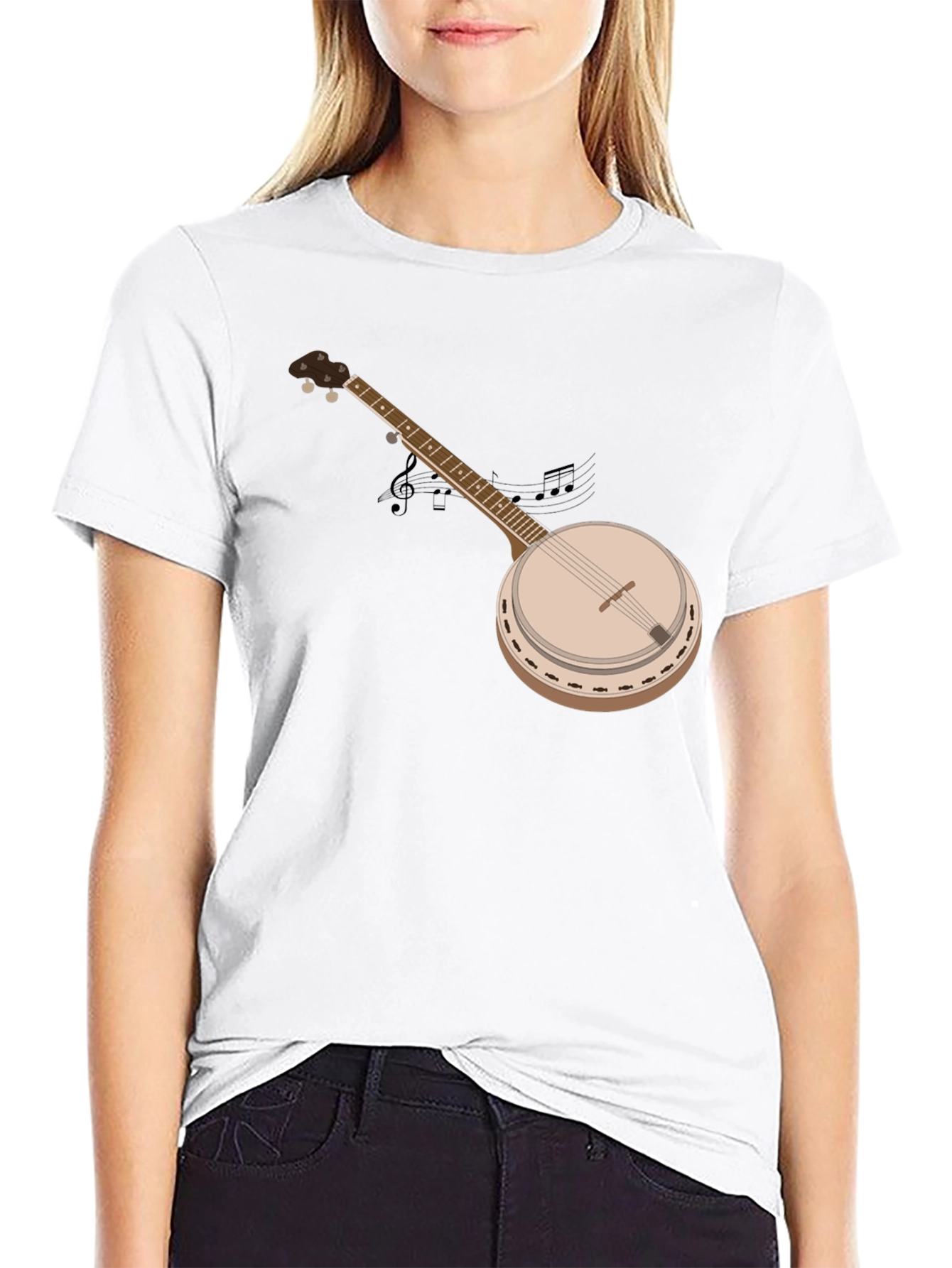 Banjo Graphic T-Shirt - Music Lover Tee