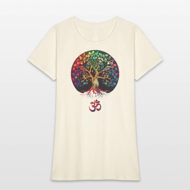 Tree of Life with Om Symbol Yoga