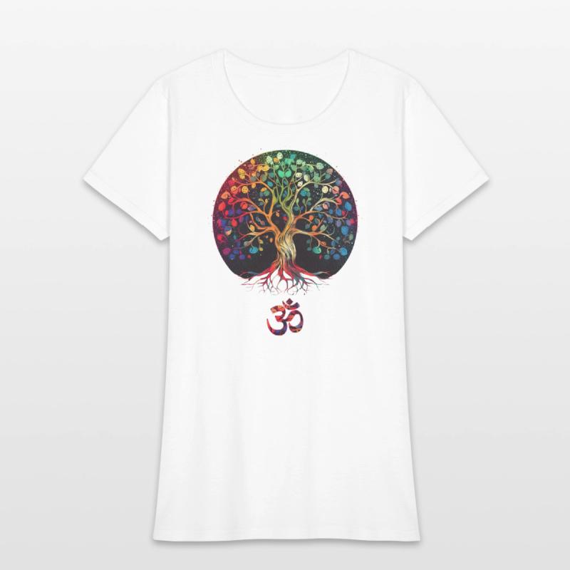 Tree of Life with Om Symbol Yoga