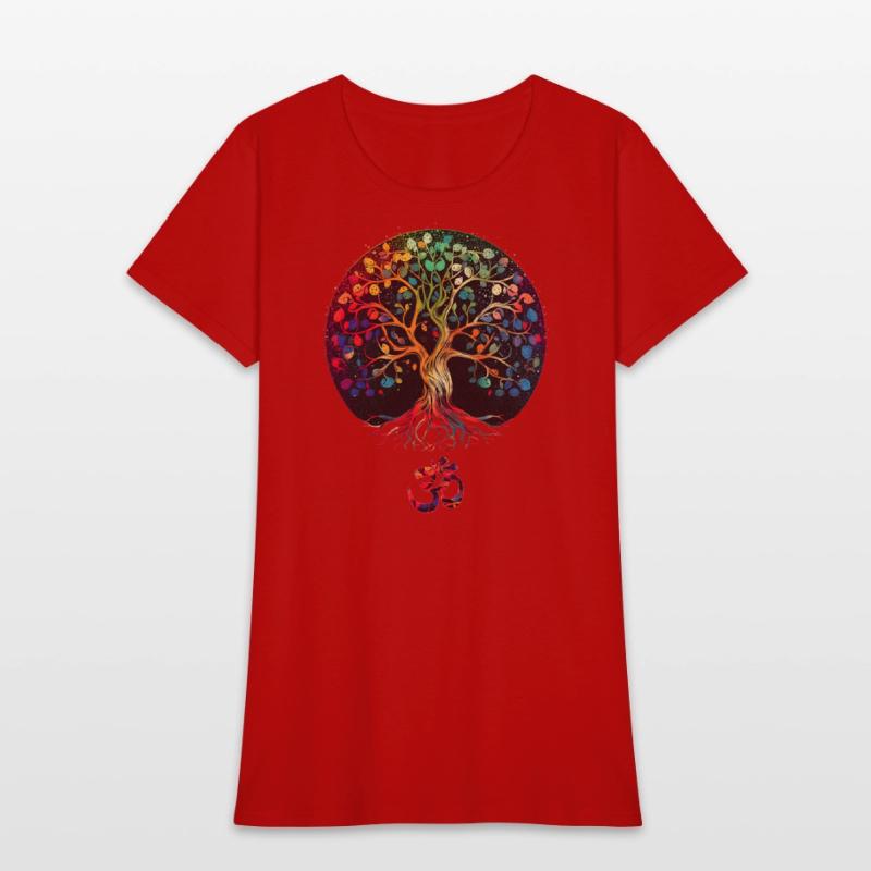 Tree of Life with Om Symbol Yoga