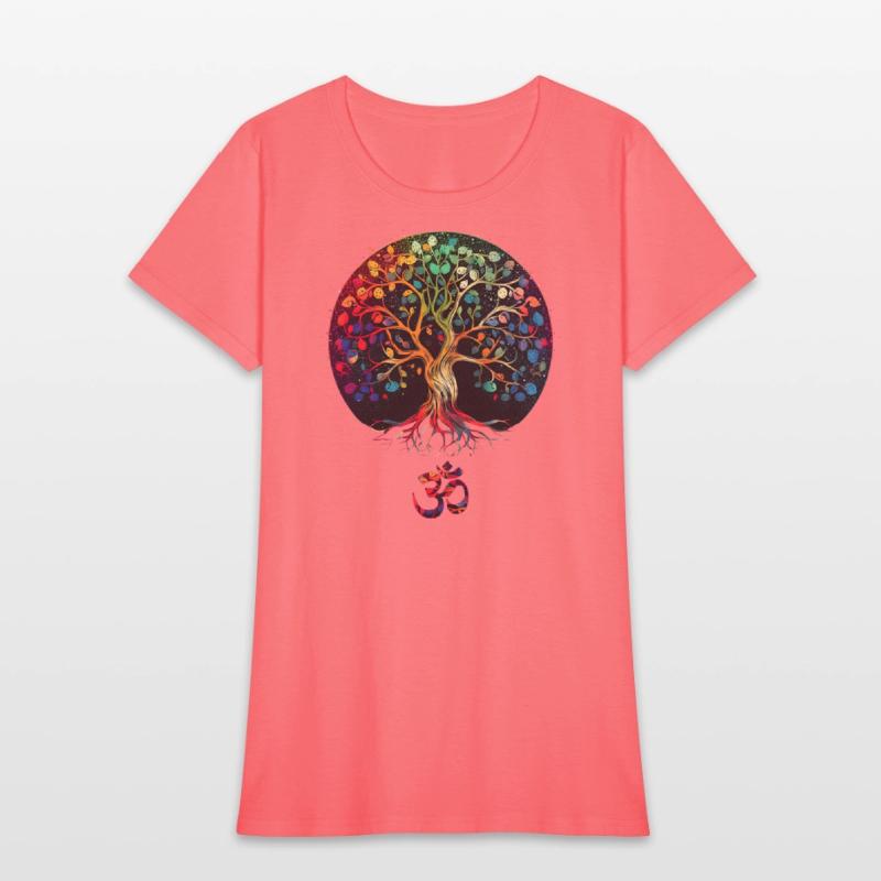 Tree of Life with Om Symbol Yoga