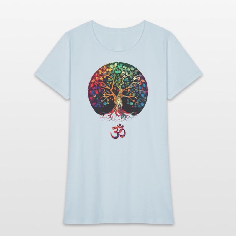 Tree of Life with Om Symbol Yoga