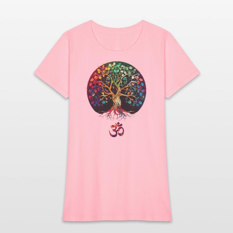 Tree of Life with Om Symbol Yoga