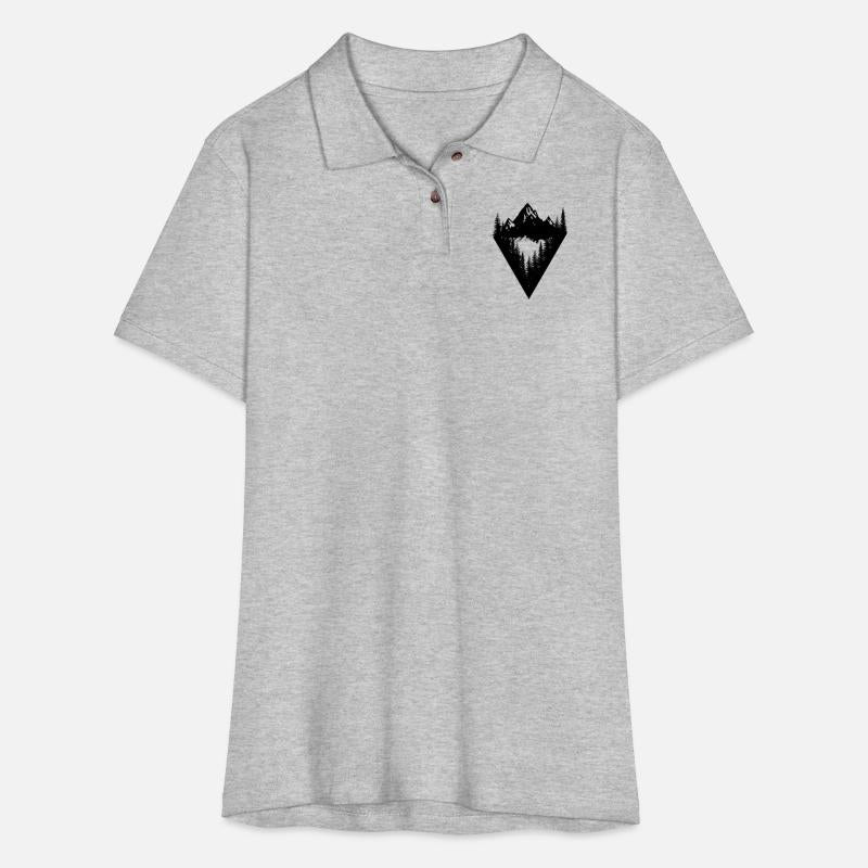 Triangle mountains tree