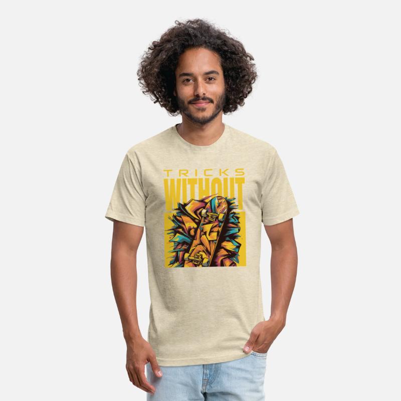 "Tricks Without" Skateboard design