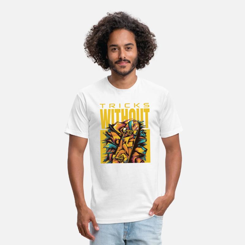 "Tricks Without" Skateboard design