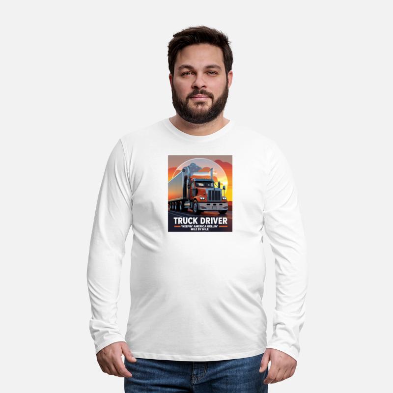 Truck Driver T-Shirt Keepin' America Rollin'