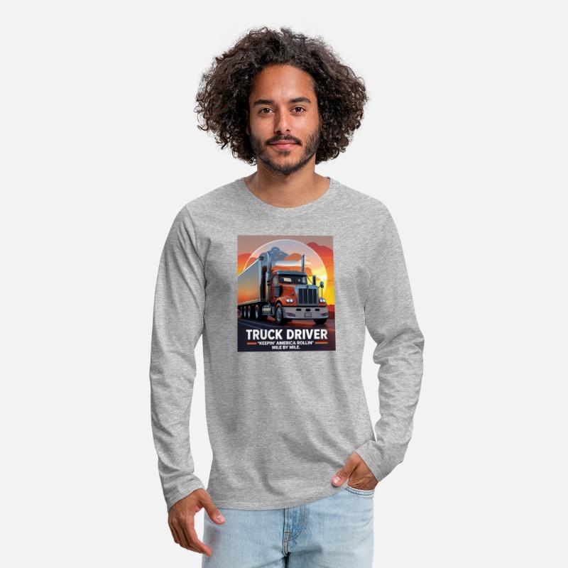 Truck Driver T-Shirt Keepin' America Rollin'