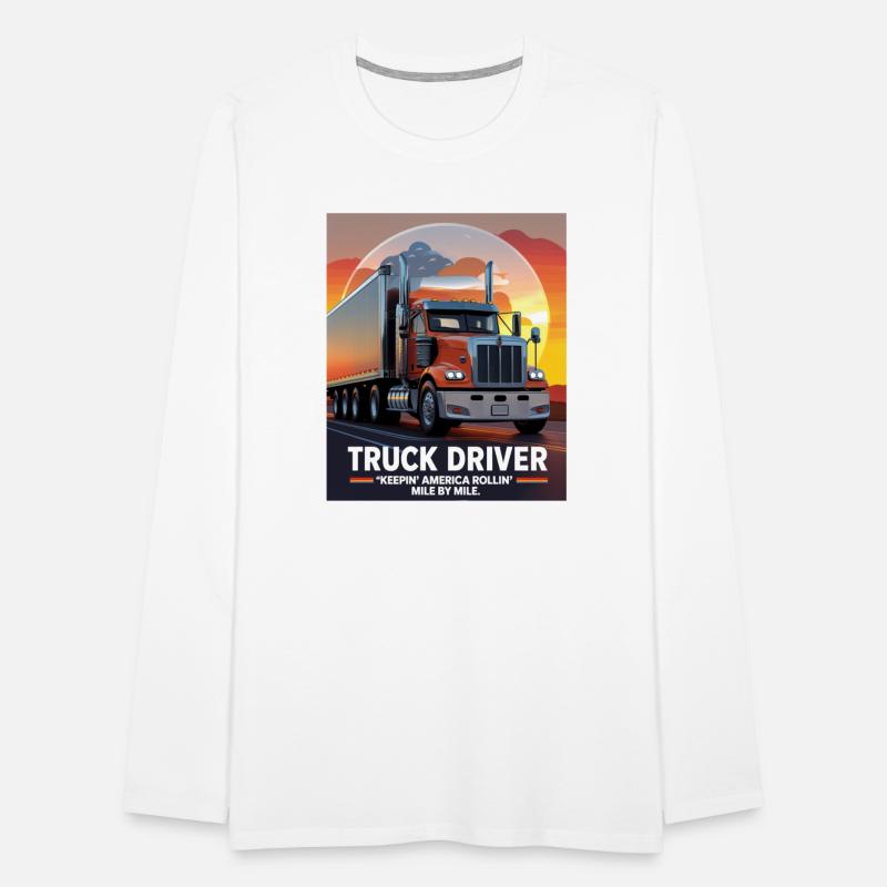 Truck Driver T-Shirt Keepin' America Rollin'