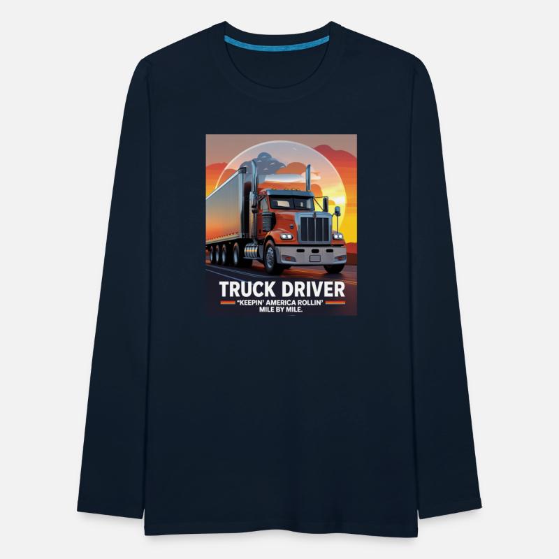 Truck Driver T-Shirt Keepin' America Rollin'