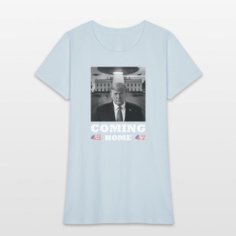 Trump Coming Home with UFOs over the White House