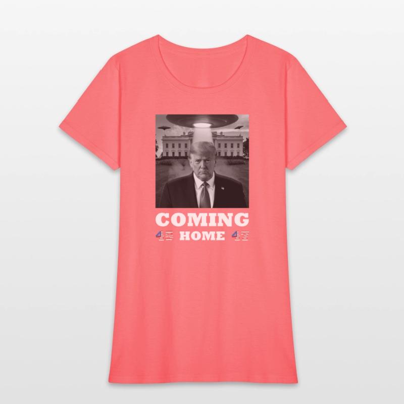 Trump Coming Home with UFOs over the White House