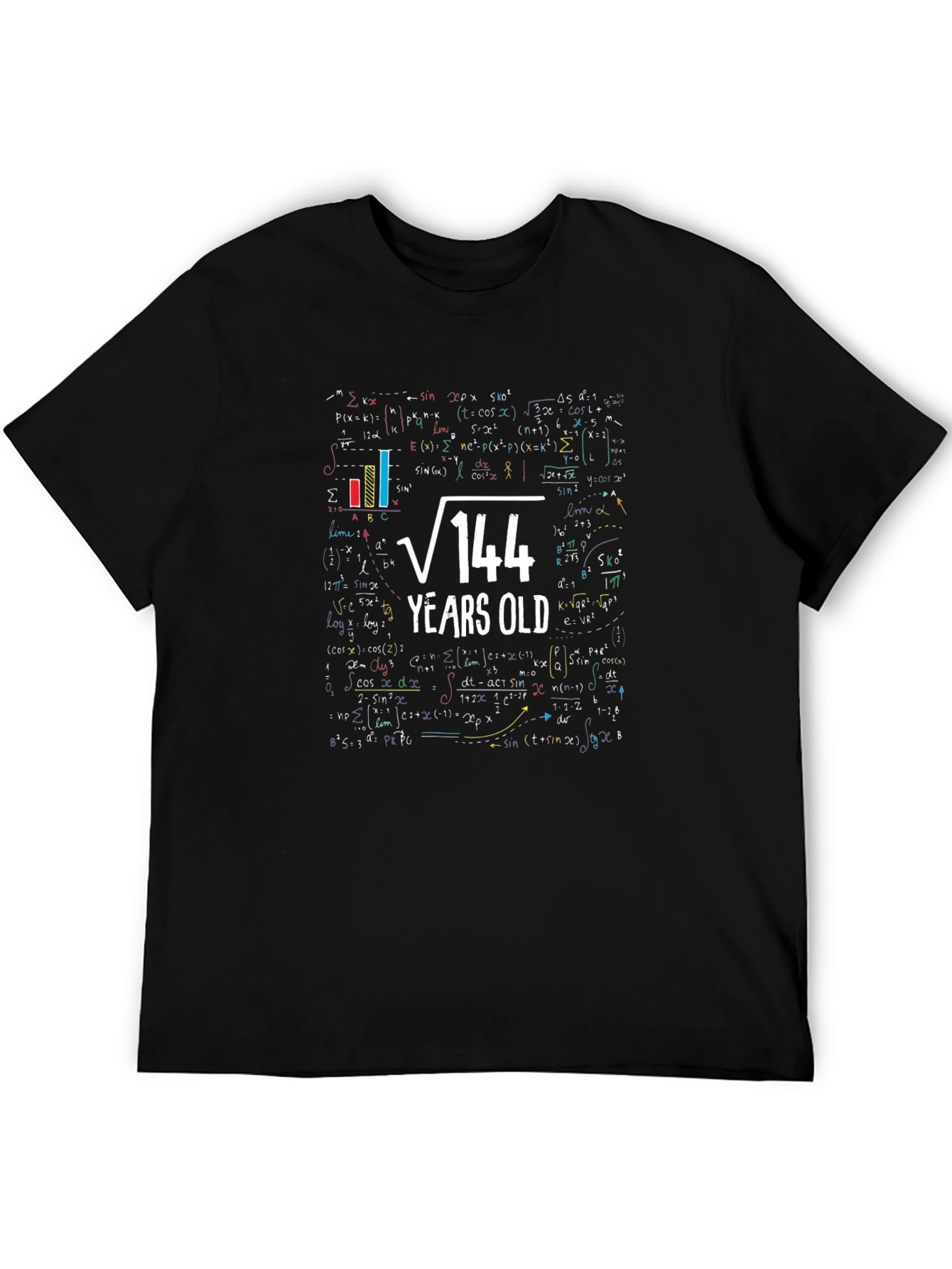 Math 12th Birthday T-Shirt - Twelve Years Old
