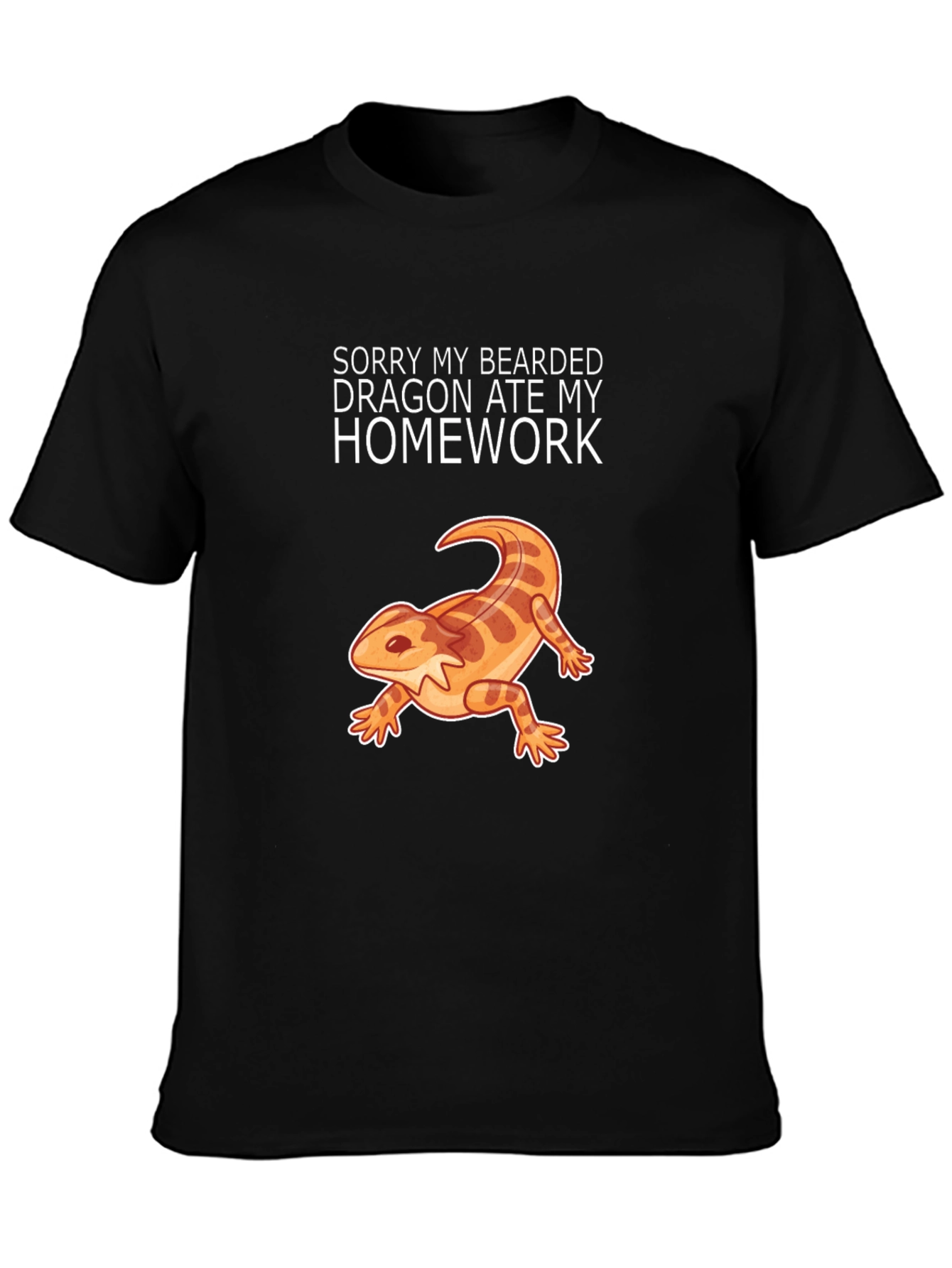 Bearded Dragon Ate My Homework Funny T-Shirt