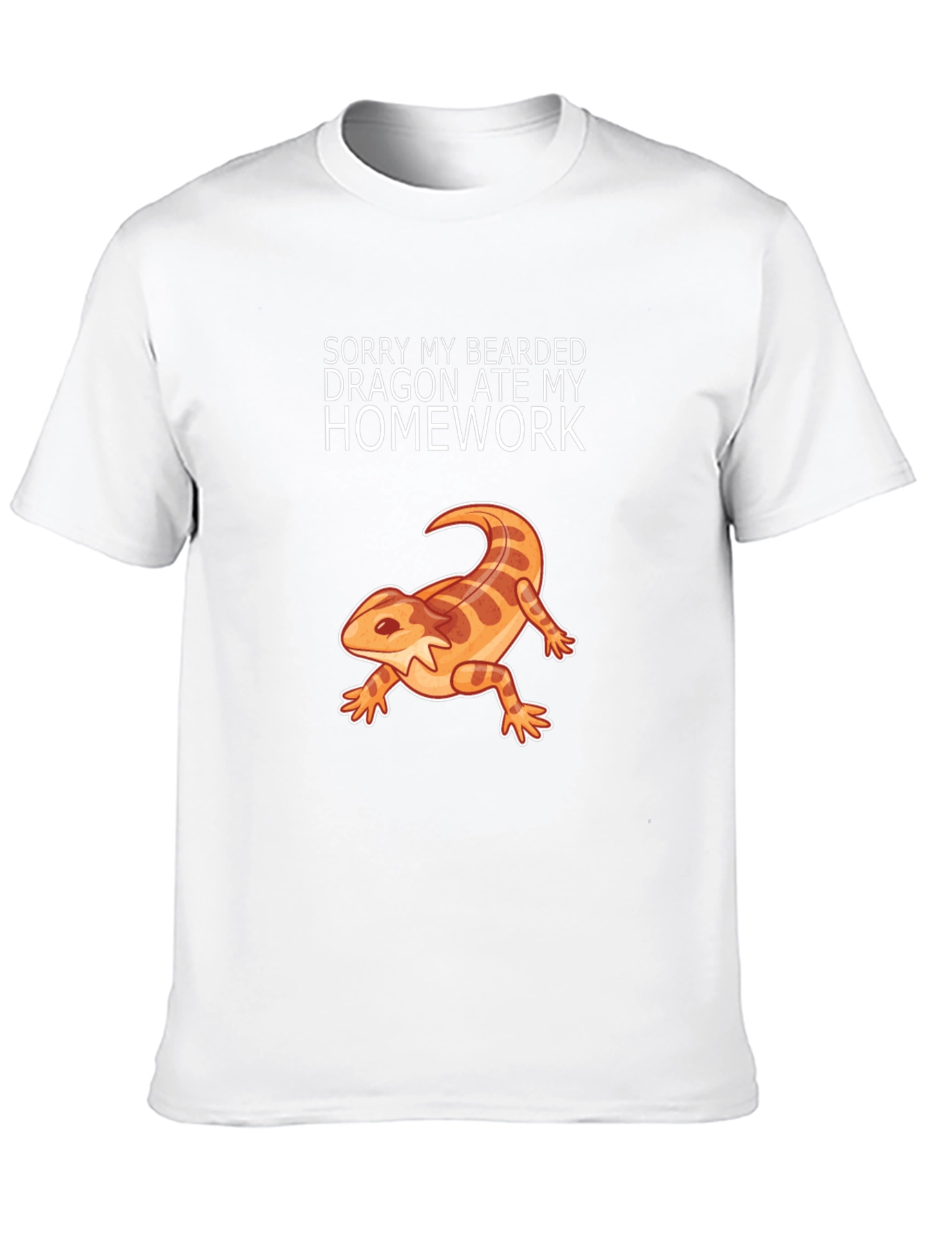 Bearded Dragon Ate My Homework Funny T-Shirt