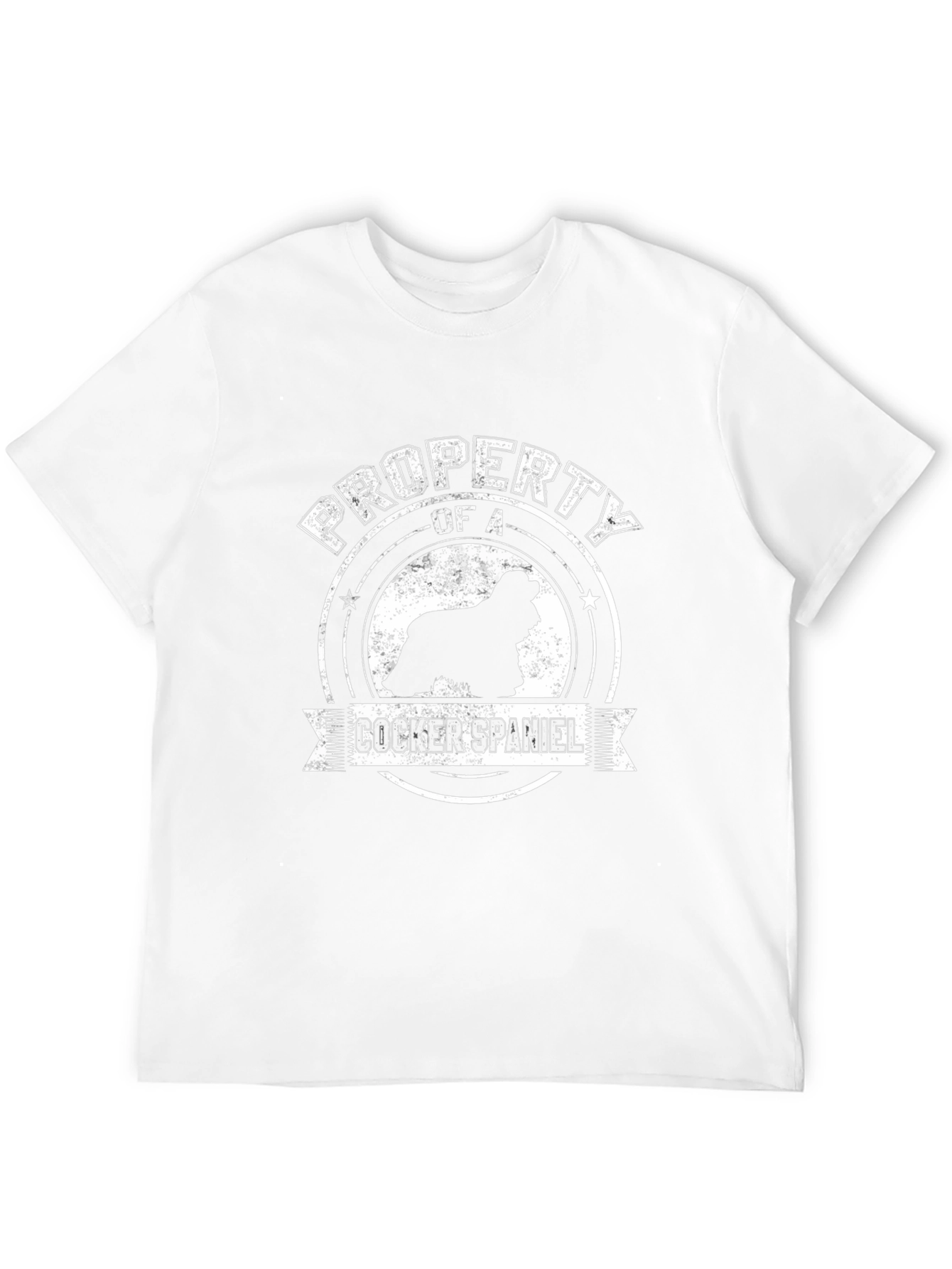 Property of a Cocker Spaniel Black T-Shirt