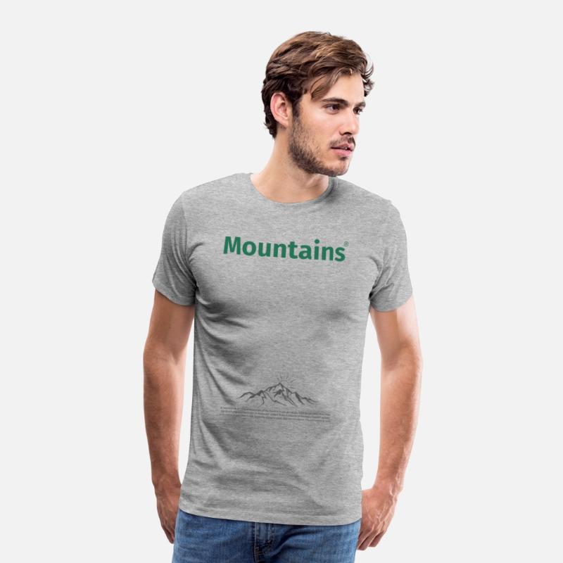 Tshirt Hiking Mountains