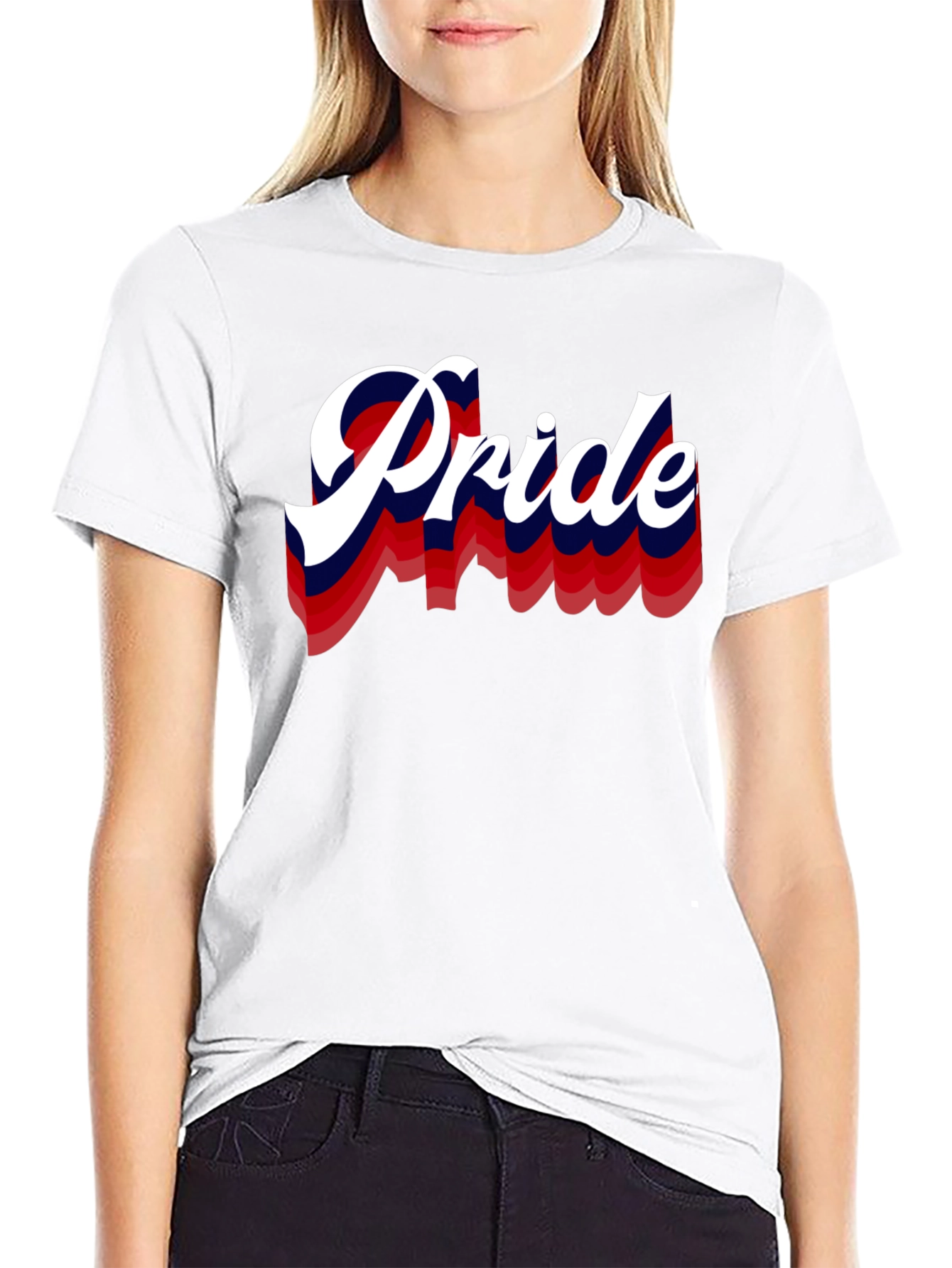 Pride Graphic Print Black T-Shirt