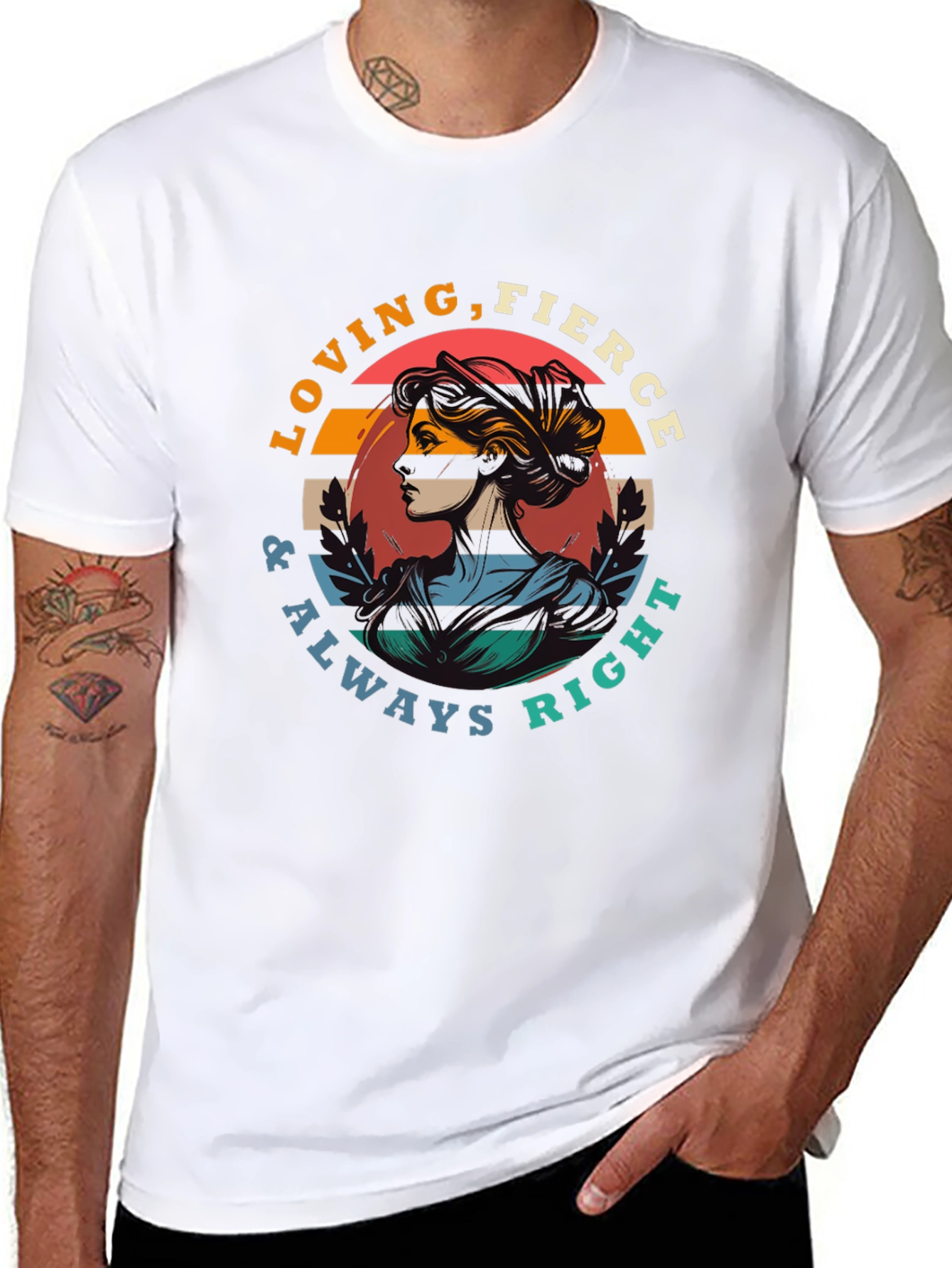 Loving Fierce Always Right Graphic Tee