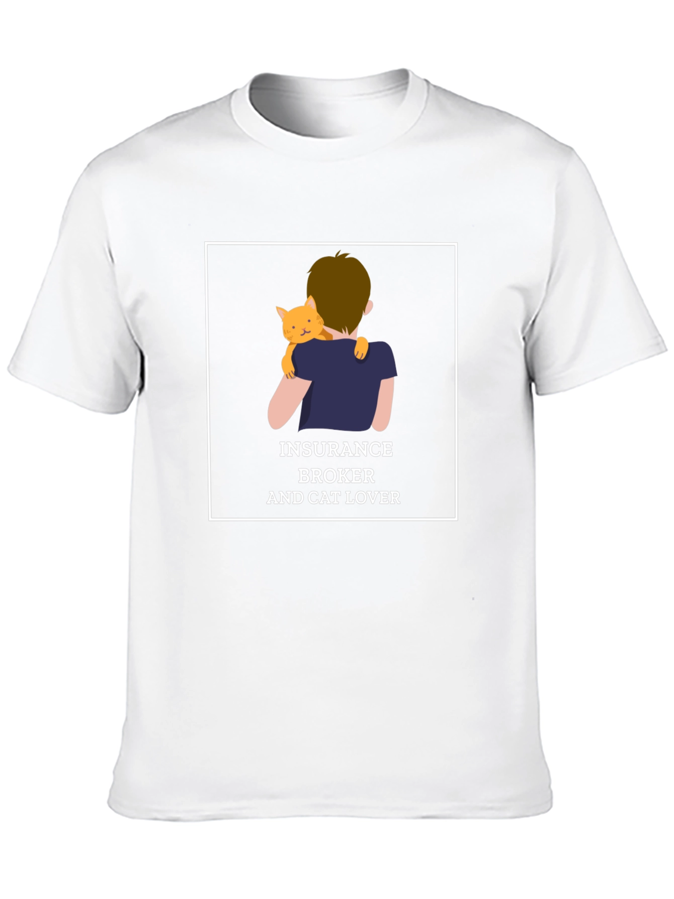 Insurance Broker & Cat Lover T-Shirt