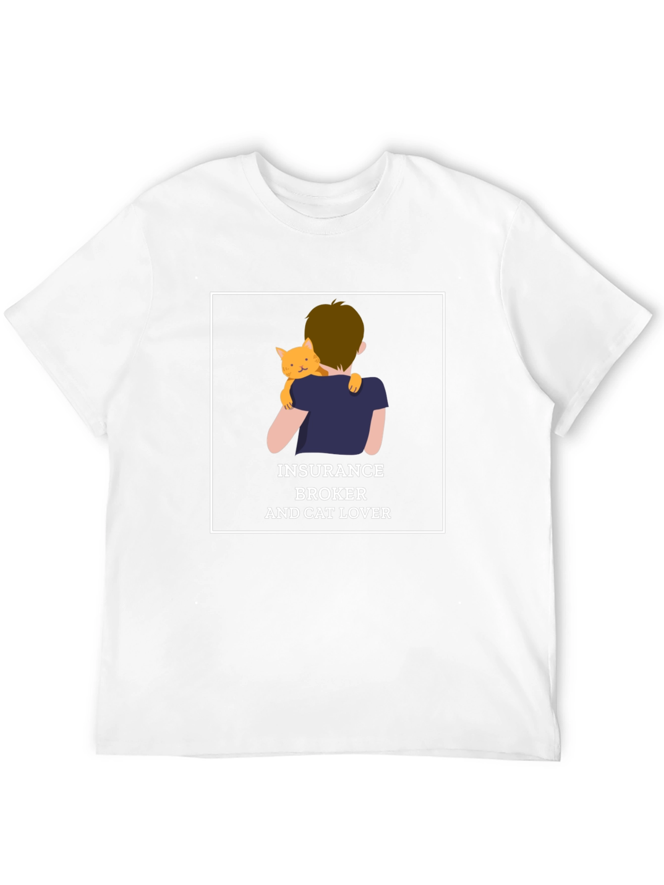 Insurance Broker & Cat Lover T-Shirt