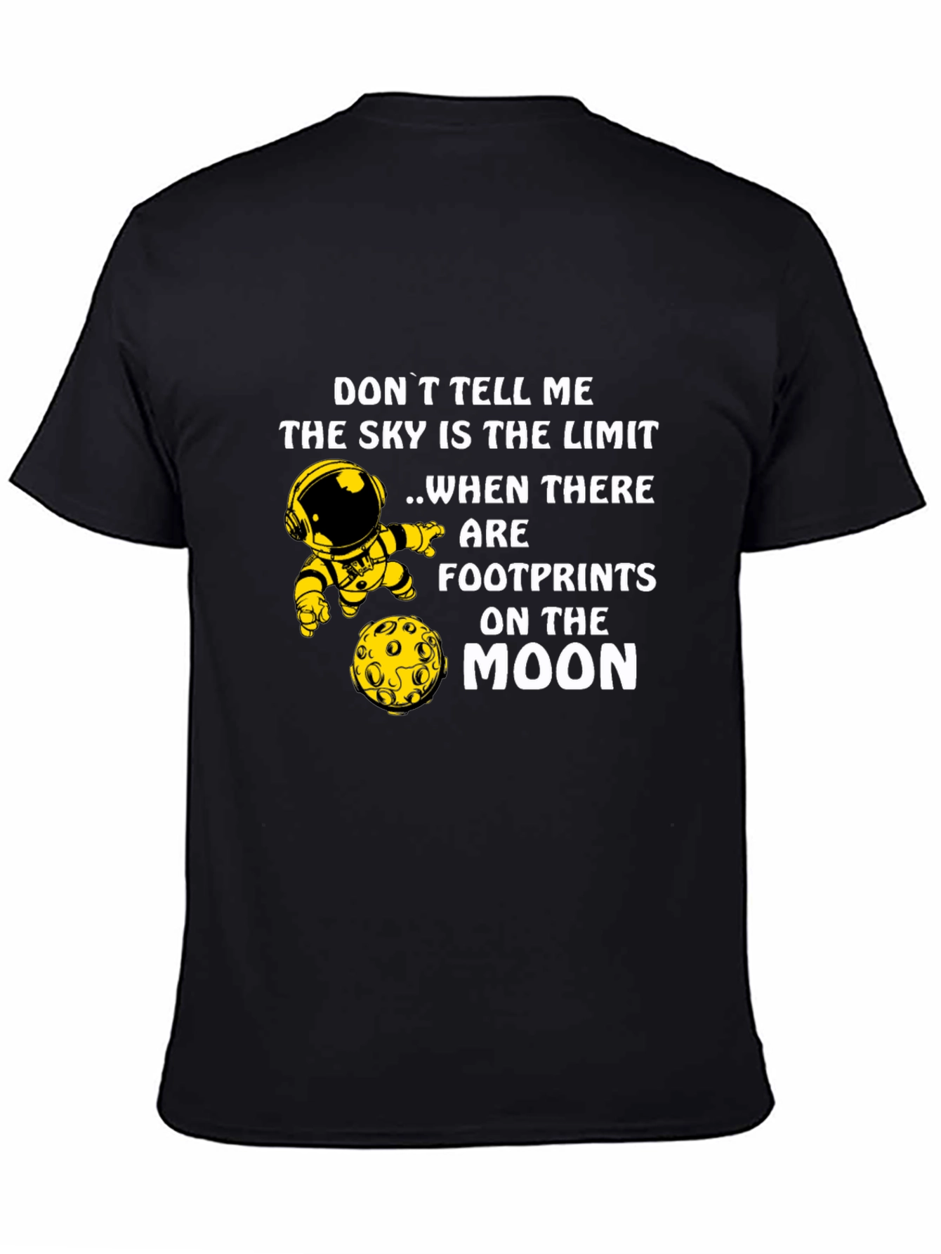 Sky is The Limit Astronaut Graphic T-Shirt