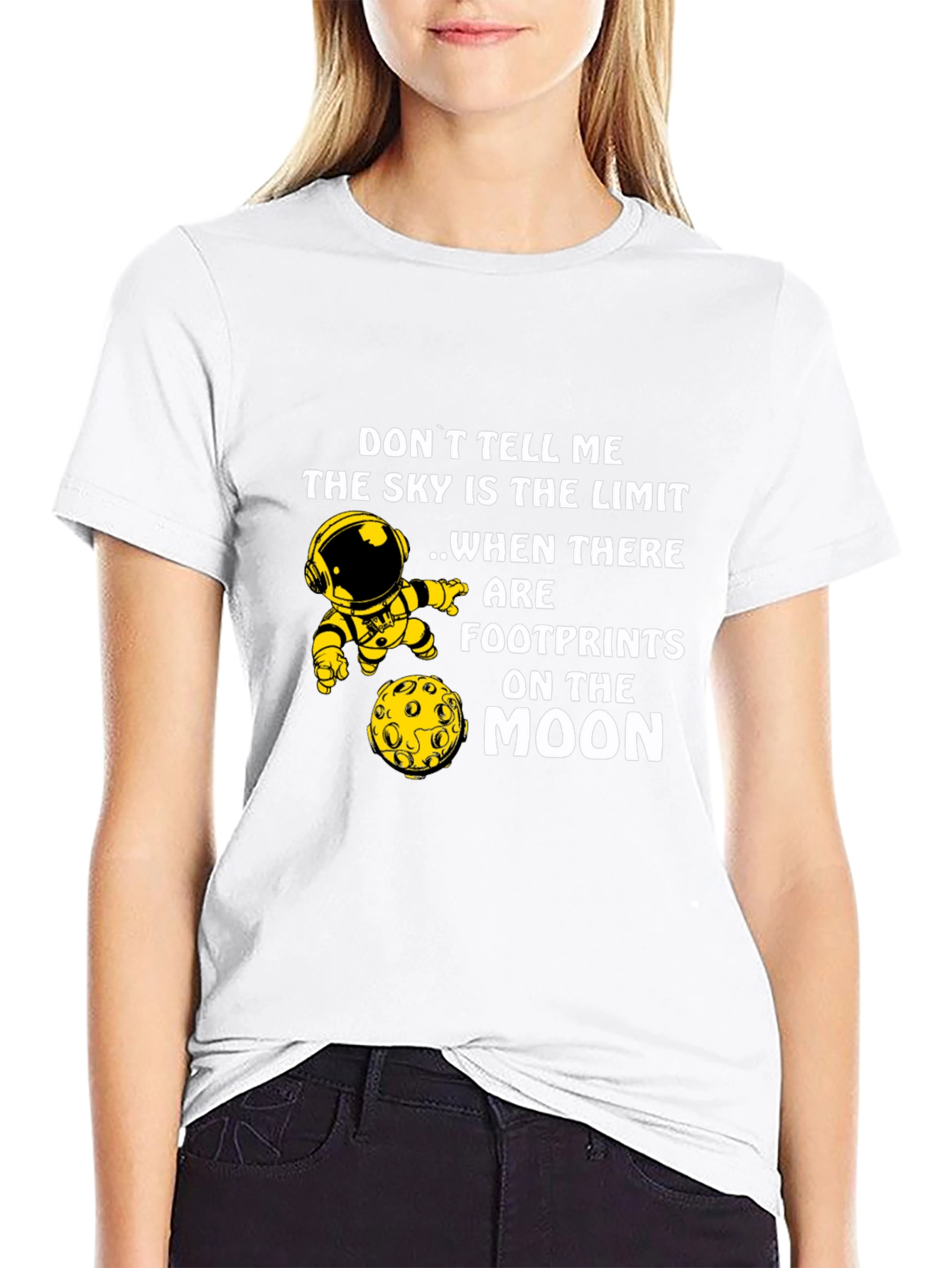 Sky is The Limit Astronaut Graphic T-Shirt