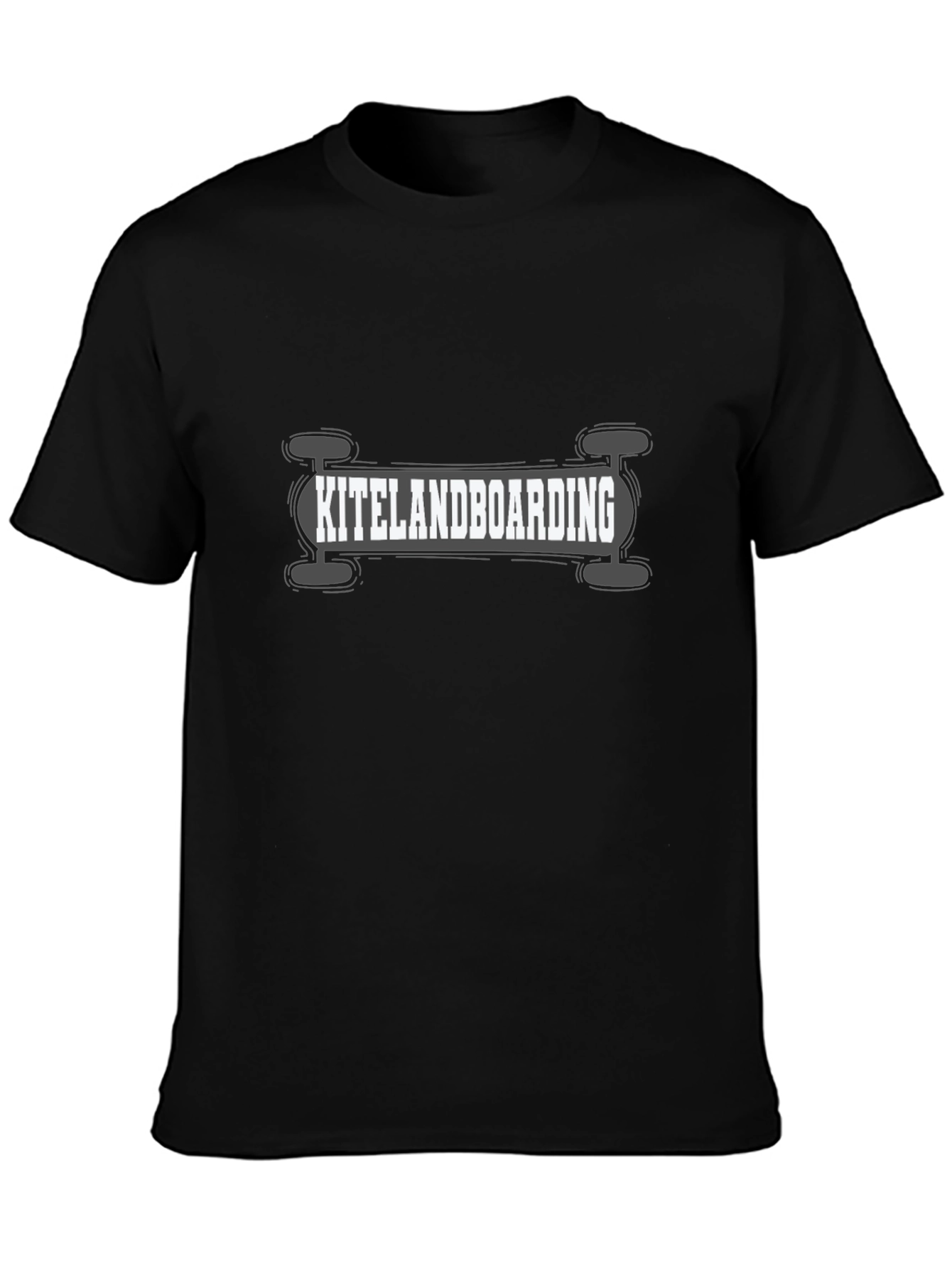 Kite Landboarding Graphic Tee - Black