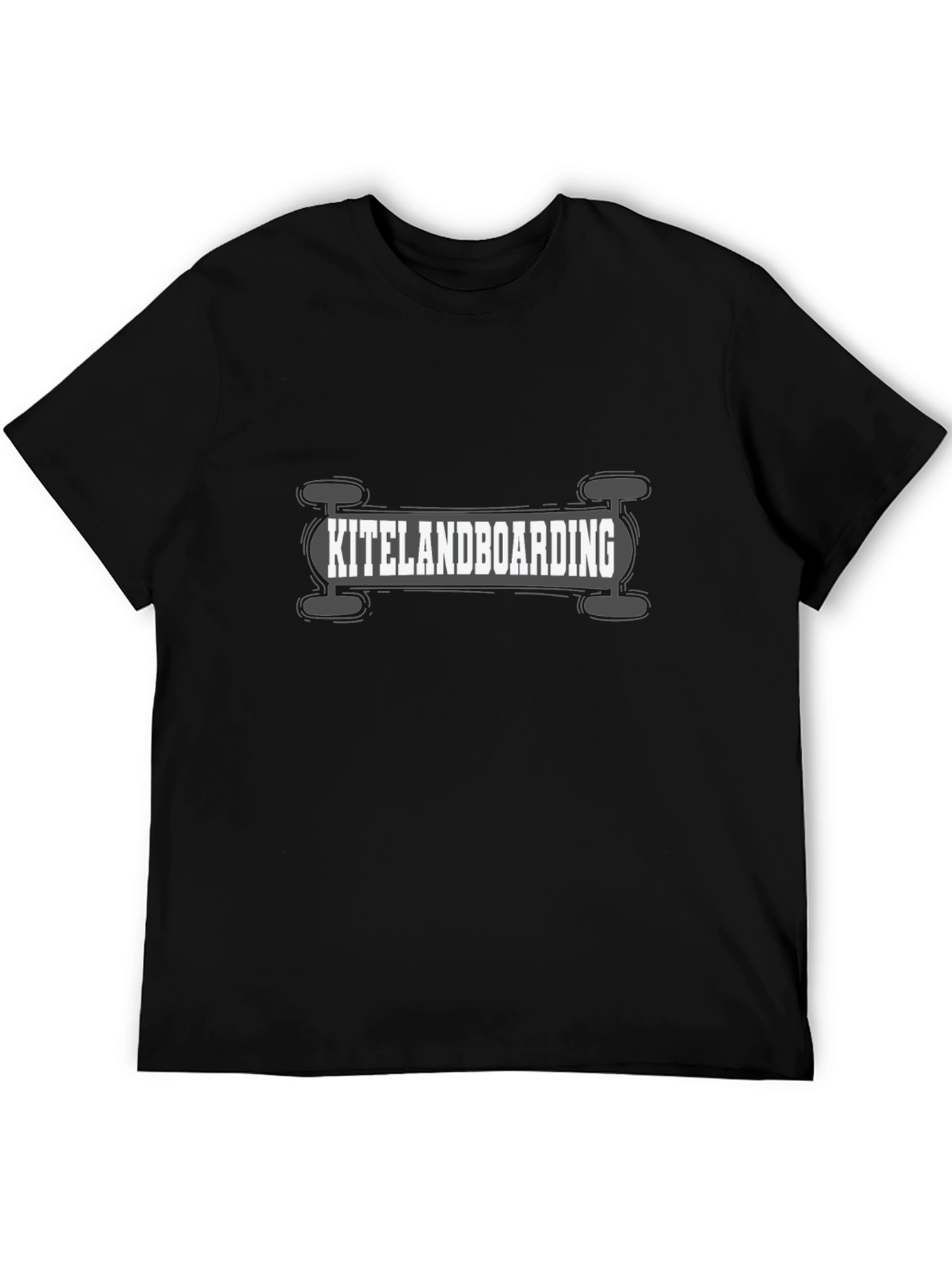 Kite Landboarding Graphic Tee - Black