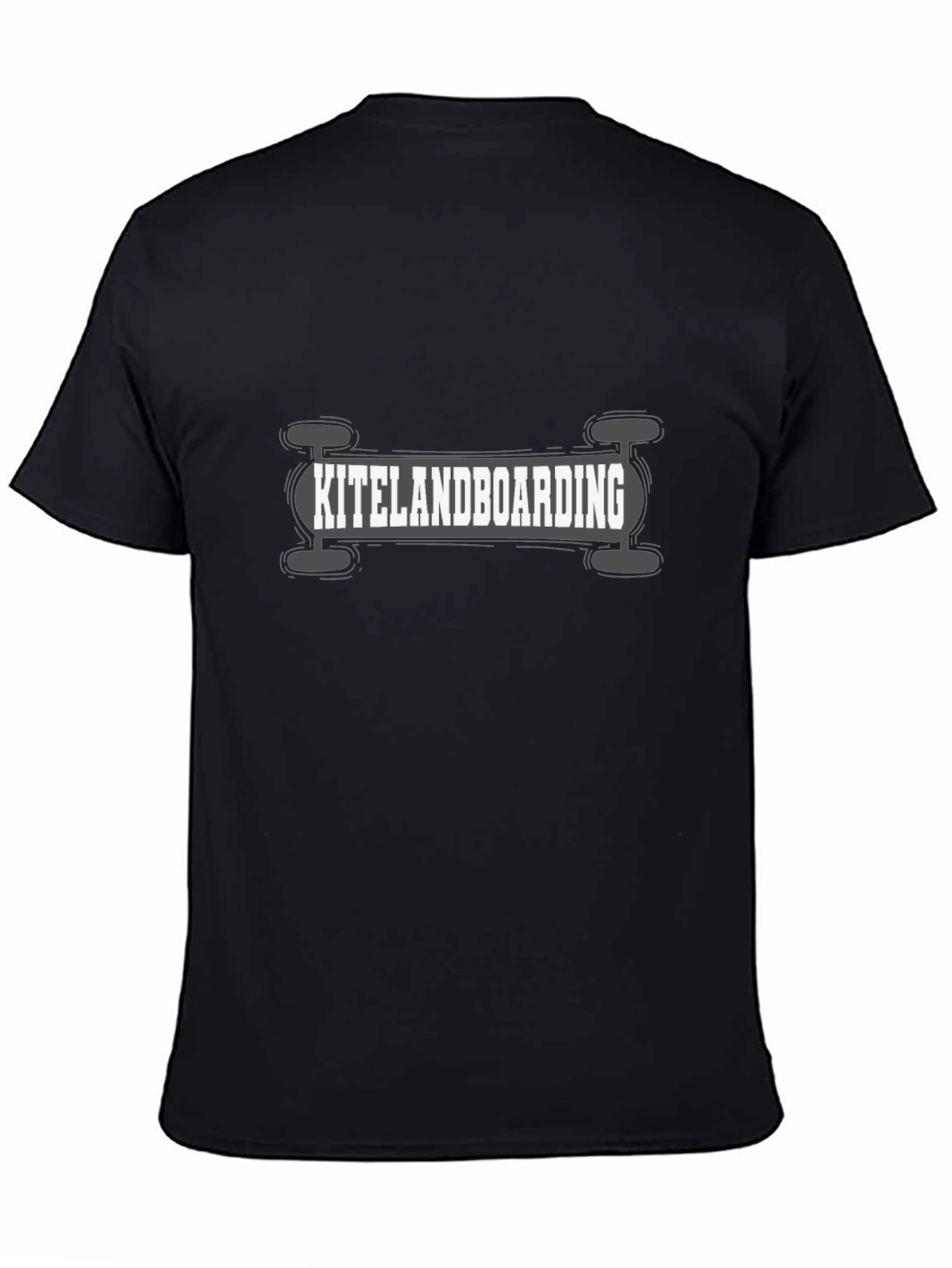 Kite Landboarding Graphic Tee - Black