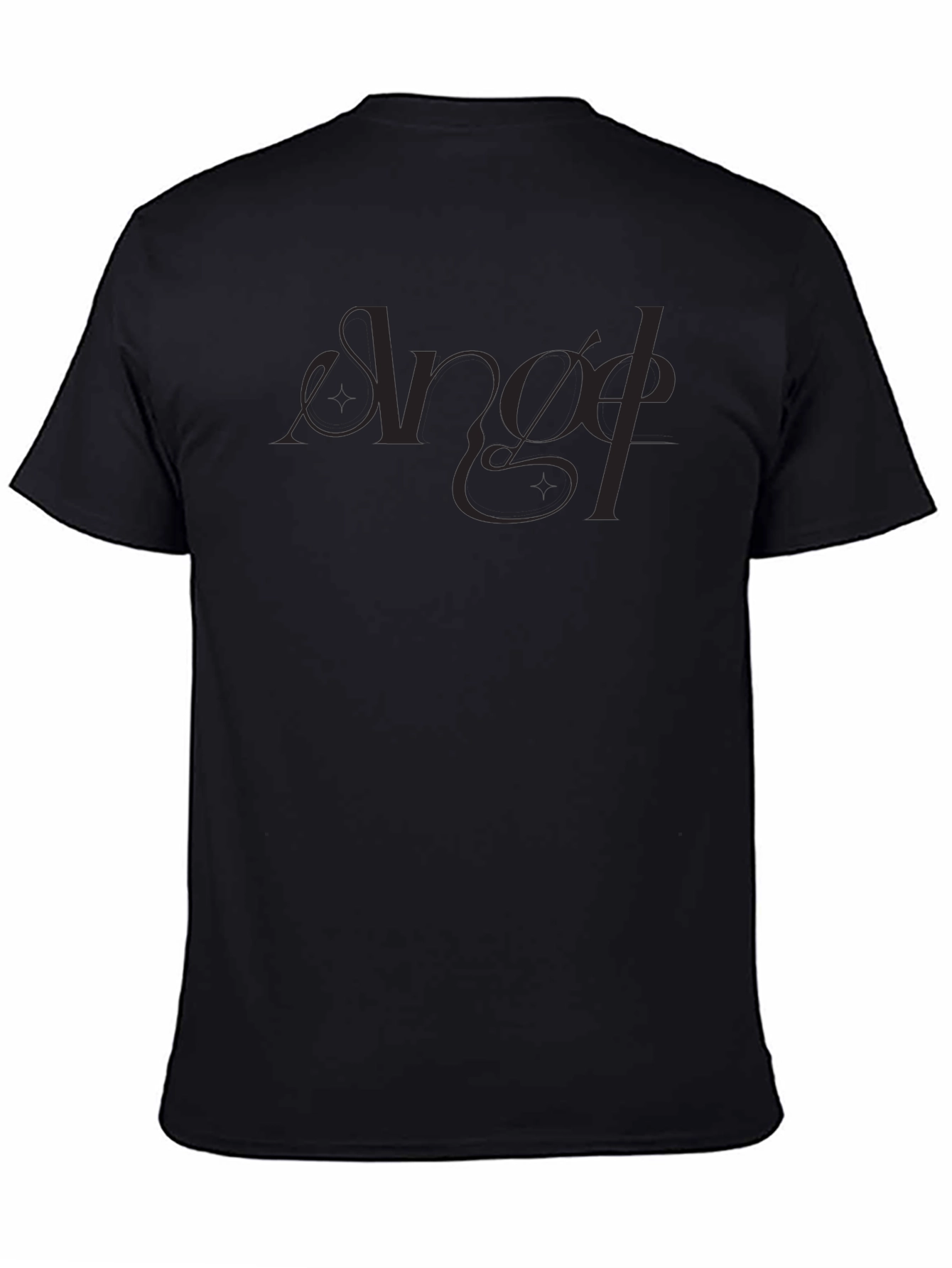 Angel Script Black T-Shirt