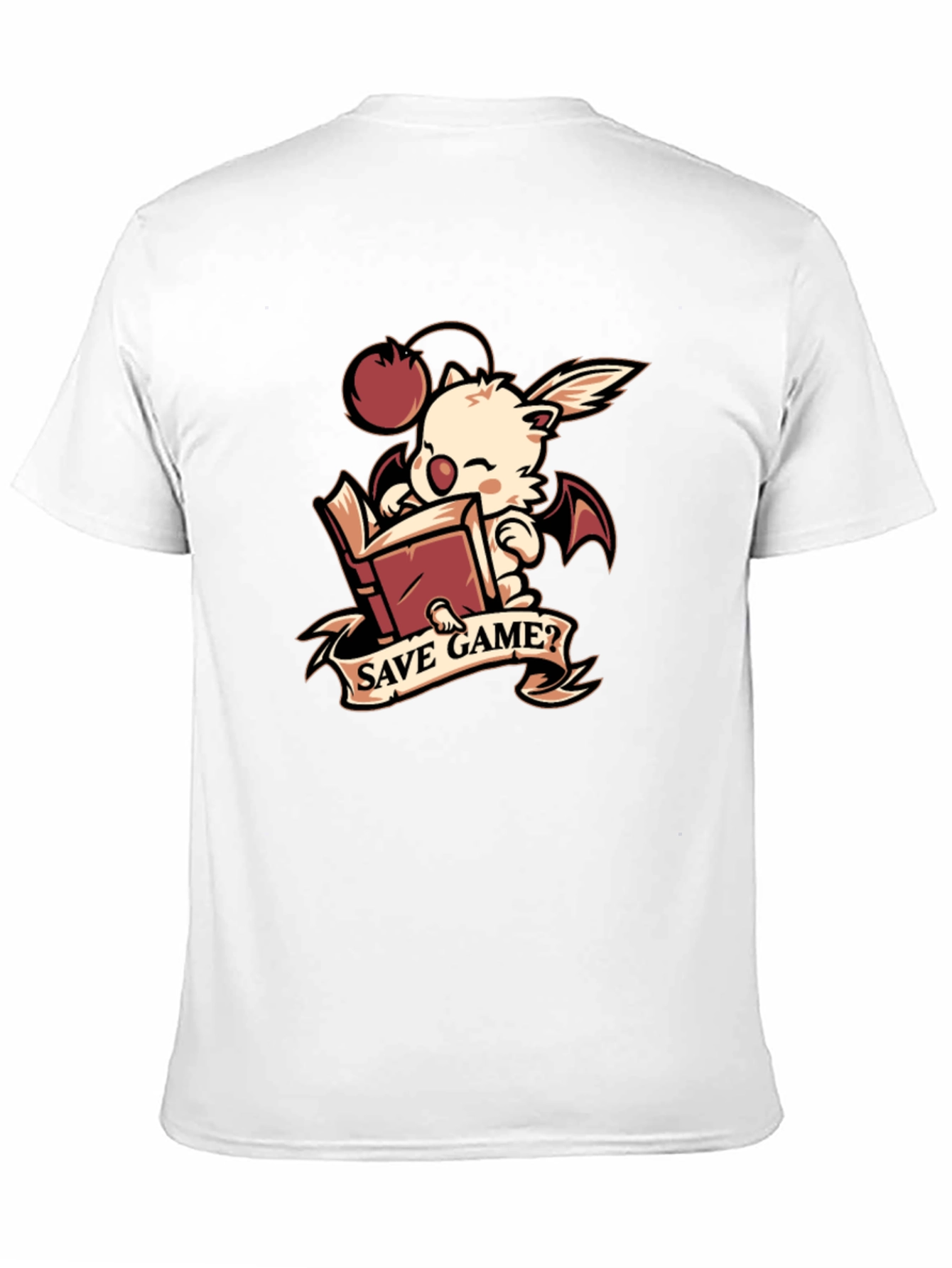 Save Game? T-Shirt - Moogle Inspired Design