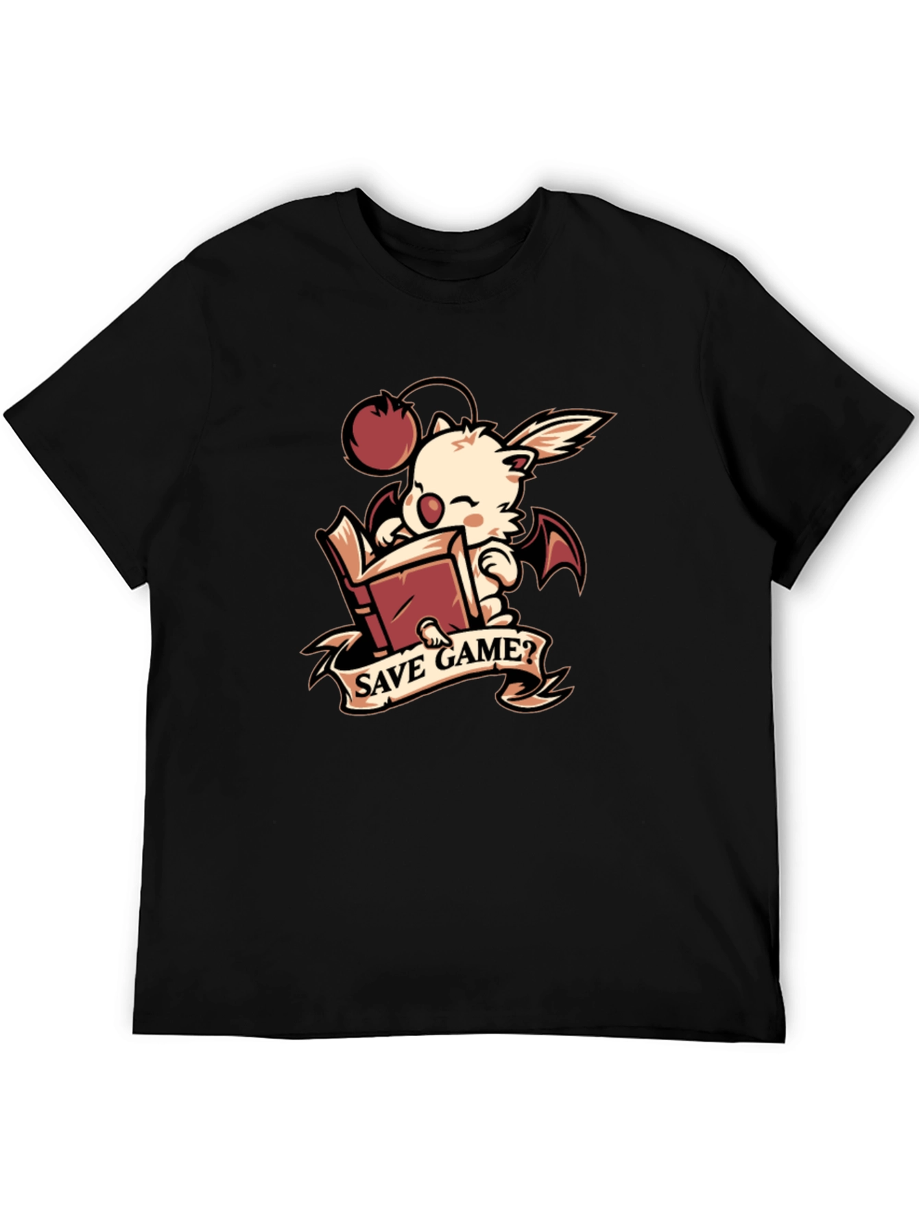 Save Game? T-Shirt - Moogle Inspired Design
